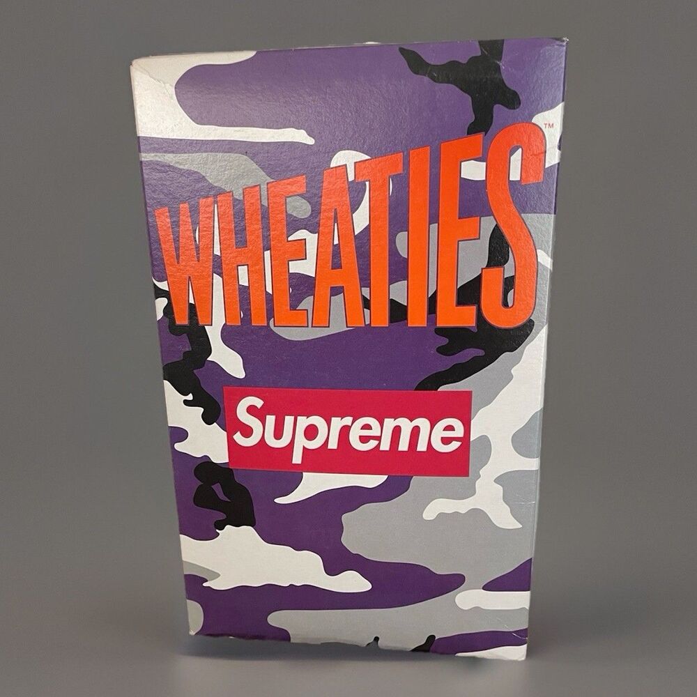 Supreme Wheaties Purple Camo Cereal Box Unopened Sealed 2021( SS21) Brand New